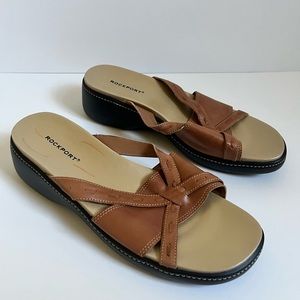 Rockport brown leather Sandal 8.5